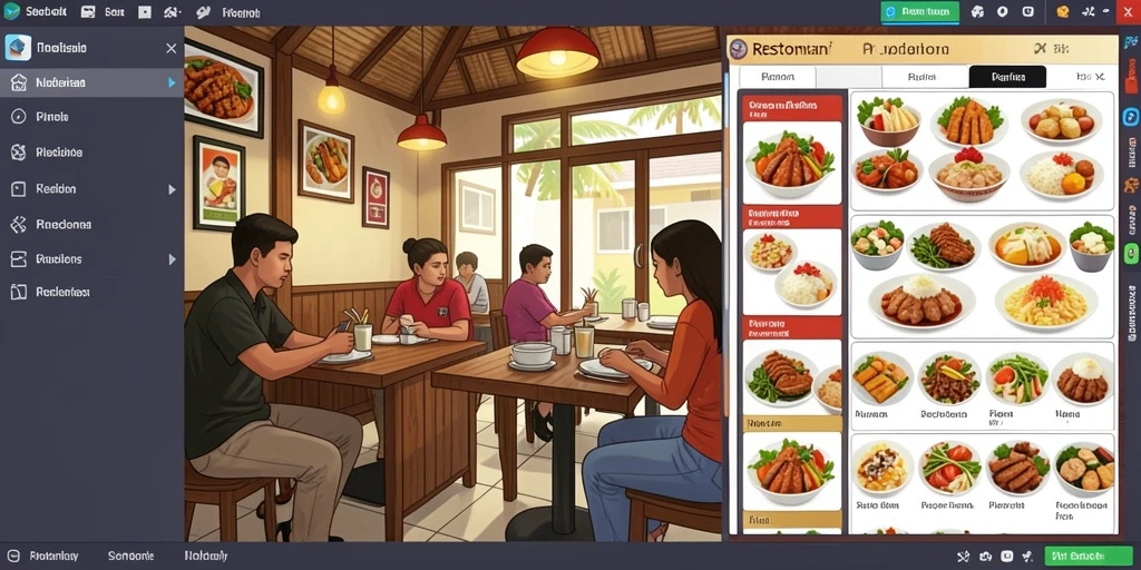 Tampilan antarmuka pengguna yang intuitif dan mudah digunakan.
