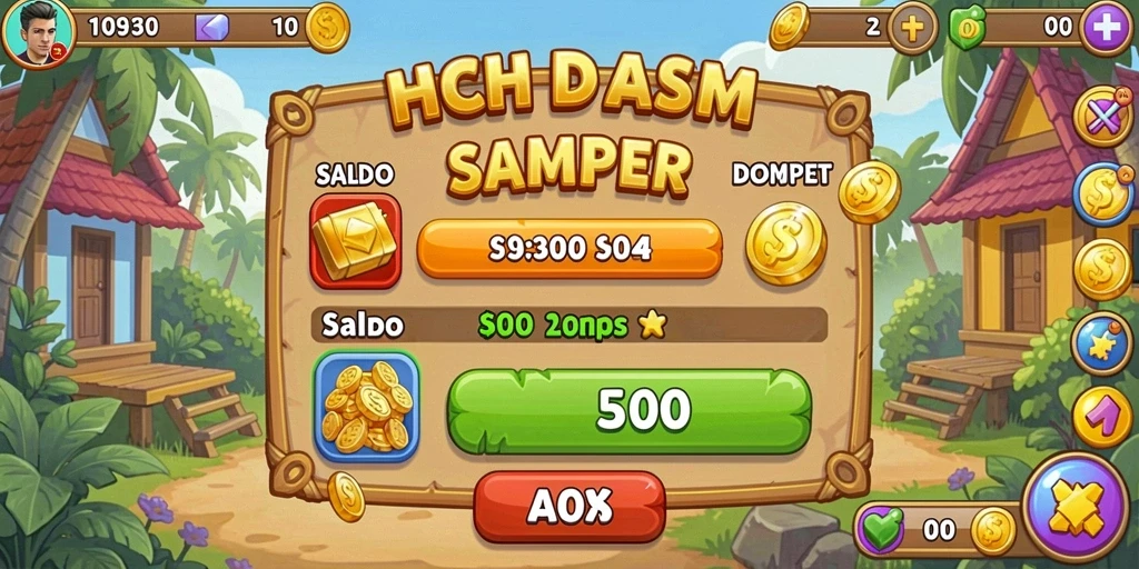 Tampilan menu utama yang menarik dan intuitif.