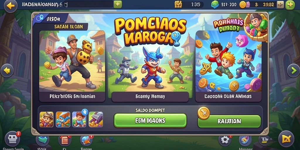 Screenshot menampilkan karakter utama dalam aksi.