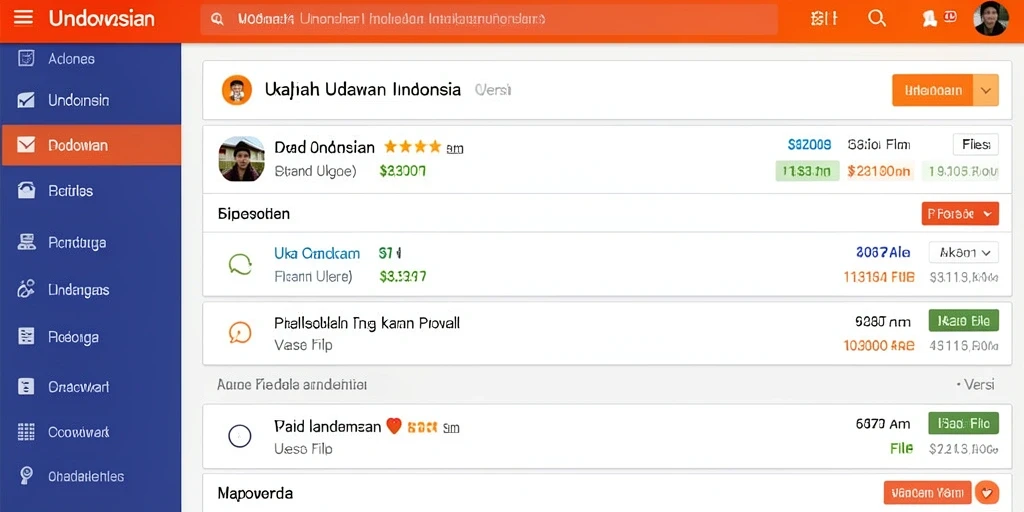Tampilan awal yang menarik dan mudah dinavigasi.