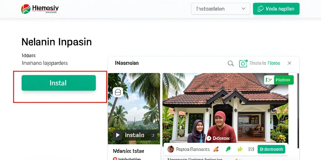 Tampilan awal yang menarik dan penuh warna.