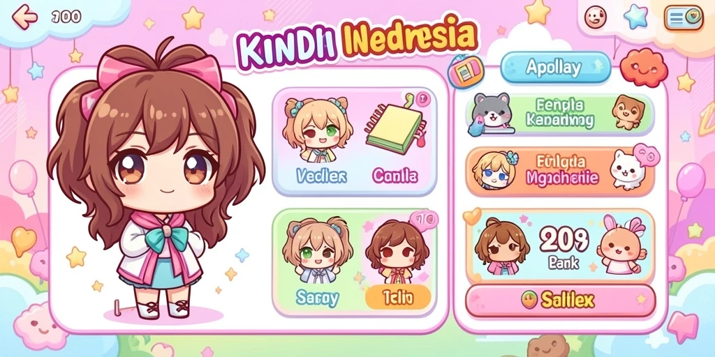Screenshot aplikasi menunjukkan antarmuka pengguna yang menarik.