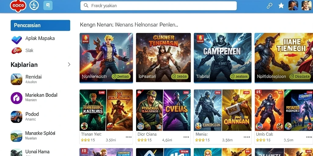 Tampilan awal permainan CIPOK yang menarik.