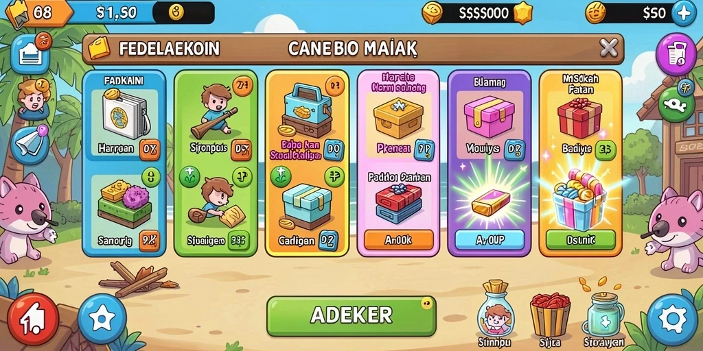 Tangkapan layar menampilkan gameplay yang menarik.