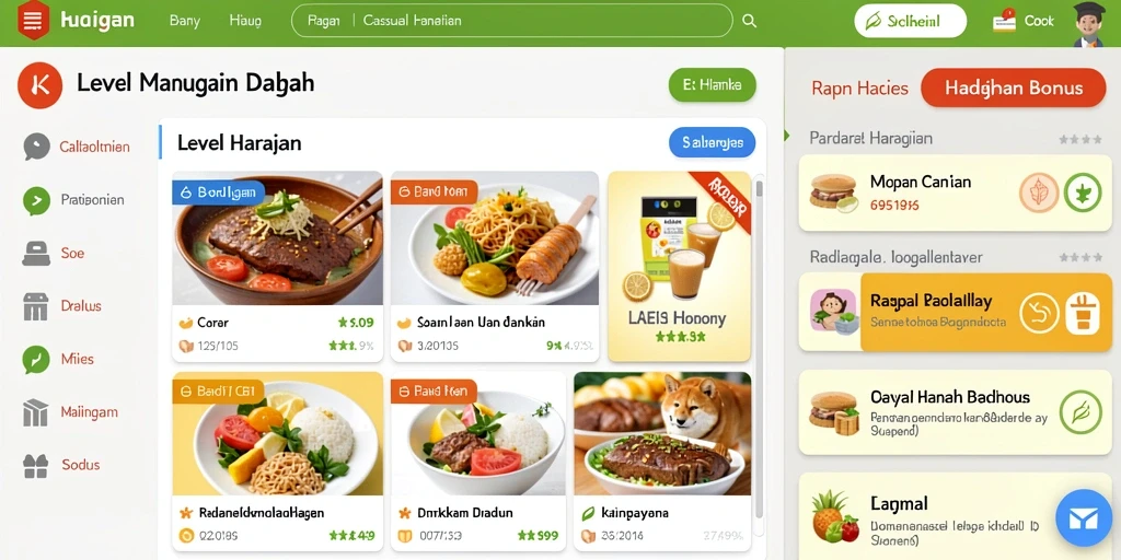 Tampilan utama LITETOTO dengan menu yang menarik.