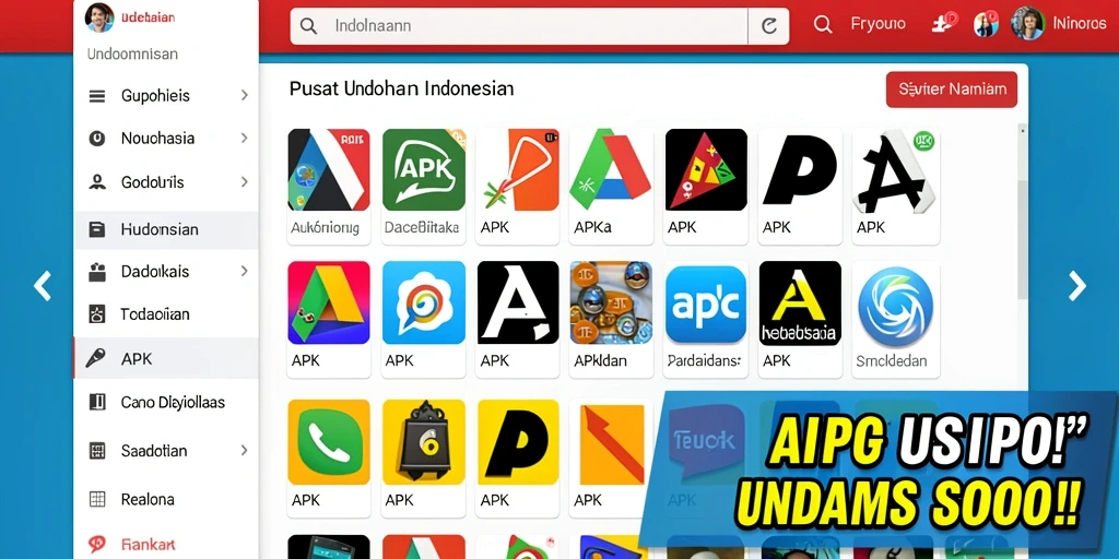 Screenshot menampilkan antarmuka pengguna yang intuitif.