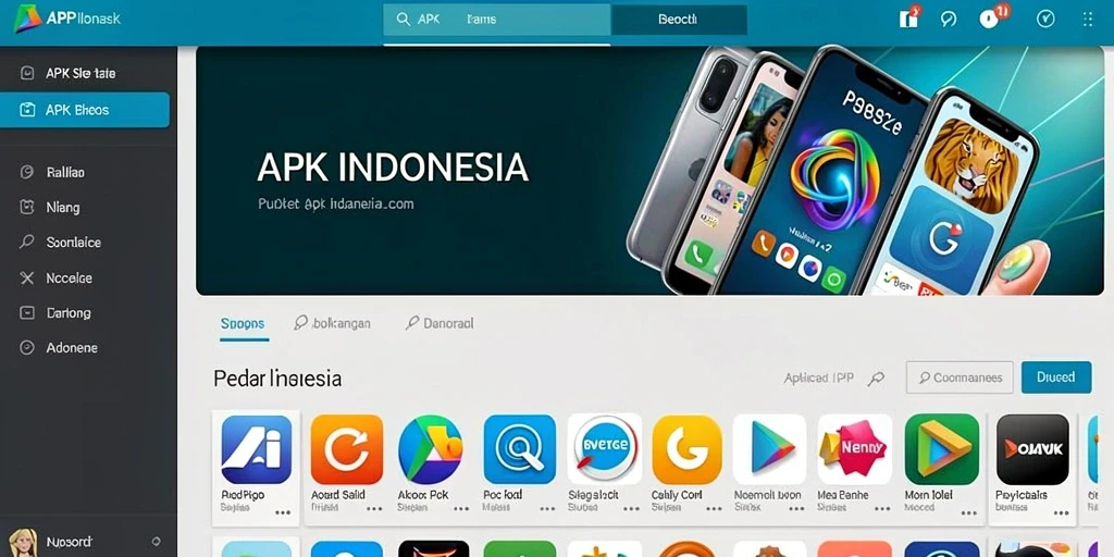 Tampilan grafis yang menarik dan cerah.