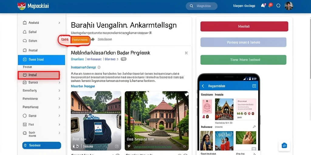 Tampilan antarmuka yang menarik dan mudah digunakan.
