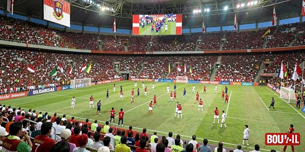 Gambaran penuh aksi dari permainan.