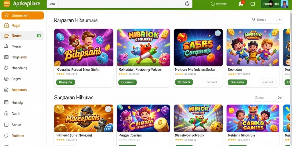 Screenshot dari level petualangan yang menantang.