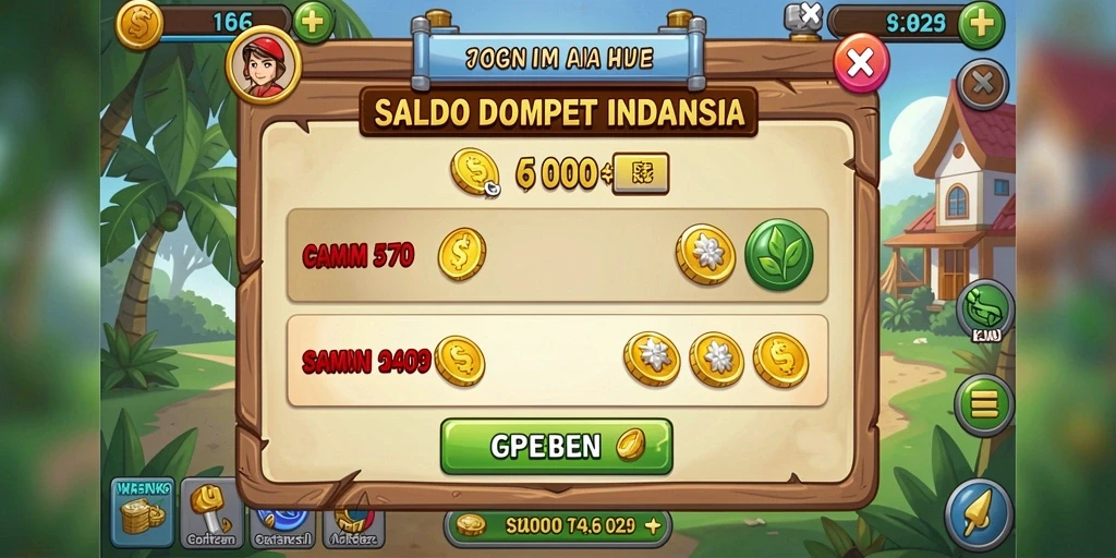 Tampilan menu utama yang menarik dan mudah dinavigasi.