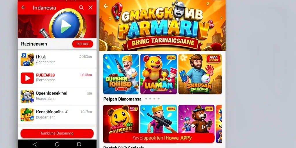 Tampilan awal yang menarik dan colorful.