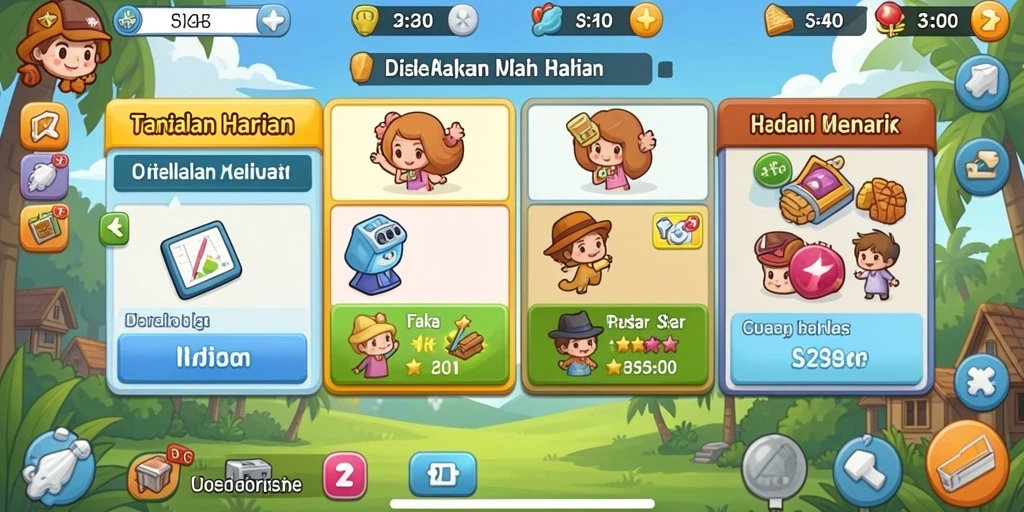 Tampilan antarmuka yang modern dan atraktif.