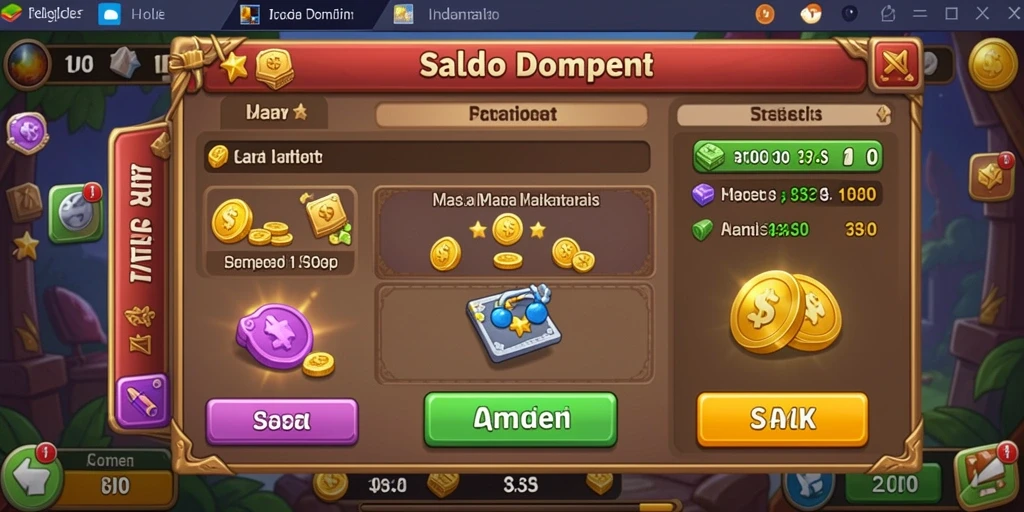 Tampilan awal yang menarik dengan menu yang mudah dinavigasi.