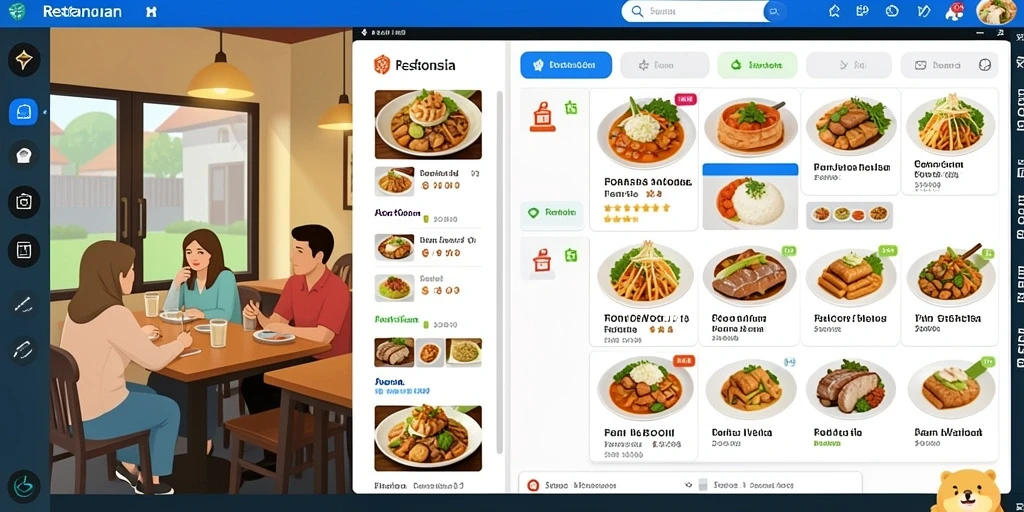 Tampilan antarmuka yang menarik dan mudah digunakan.