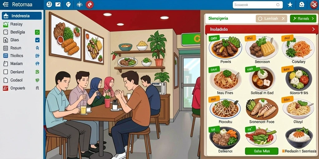 Tangkapan layar menampilkan karakter utama dalam petualangan menarik.